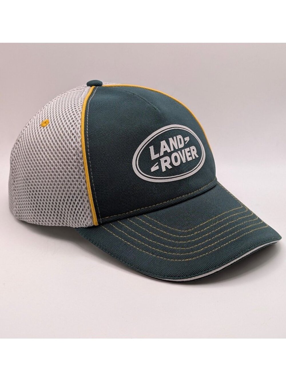 Land Rover Hat Baseball Cap Snapback Mesh Back Cap Green Yellow White Unisex